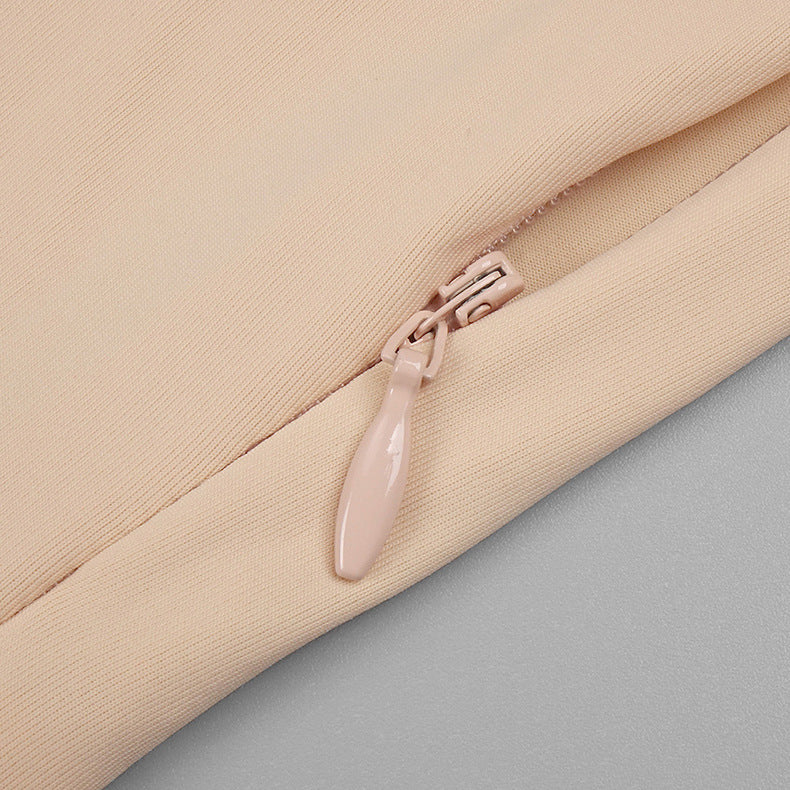 Isabella – Sculpted Pearl-Illusion Two-Piece Jumpsuit