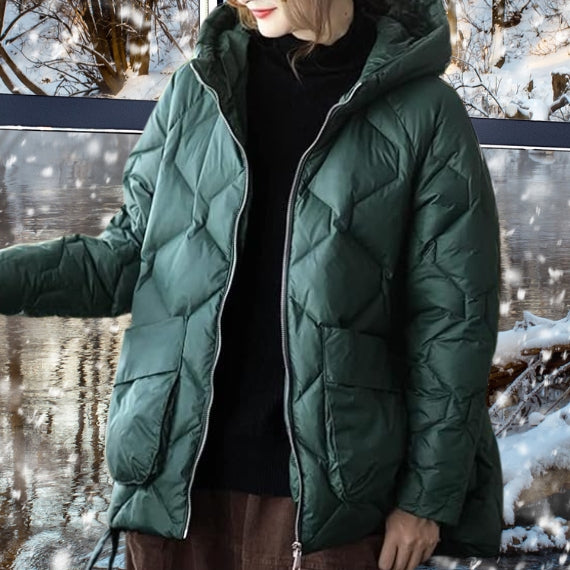 Emma - Elegant Winter Jacket with Hood