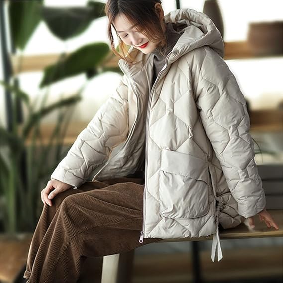 Emma - Elegant Winter Jacket with Hood