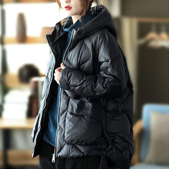 Emma - Elegant Winter Jacket with Hood