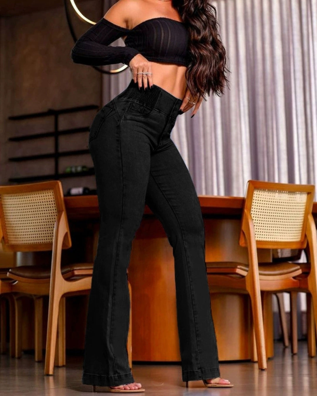Alessia – High-Waisted Sculpting Jeans