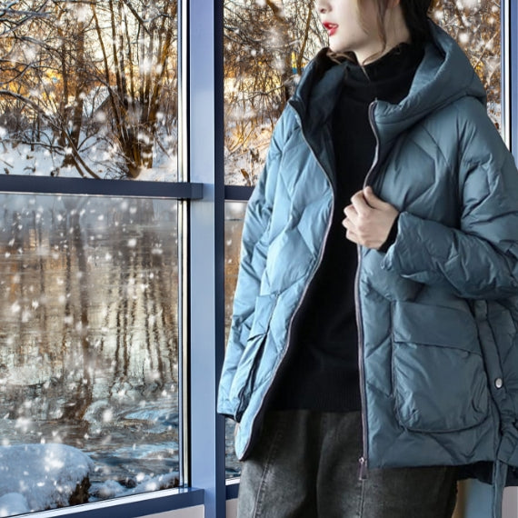 Emma - Elegant Winter Jacket with Hood