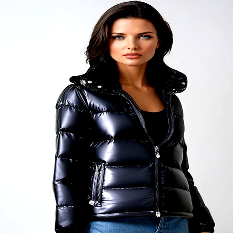 Sophia - Gloss Winter Coat - FASHION CHAFRA