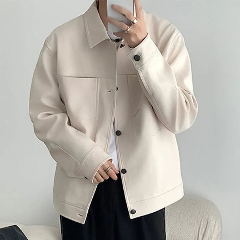 Lucas – Men’s Jacket in Modern Korean Style - FASHION CHAFRA