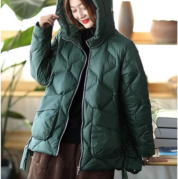 Emma - Elegant Winter Jacket with Hood